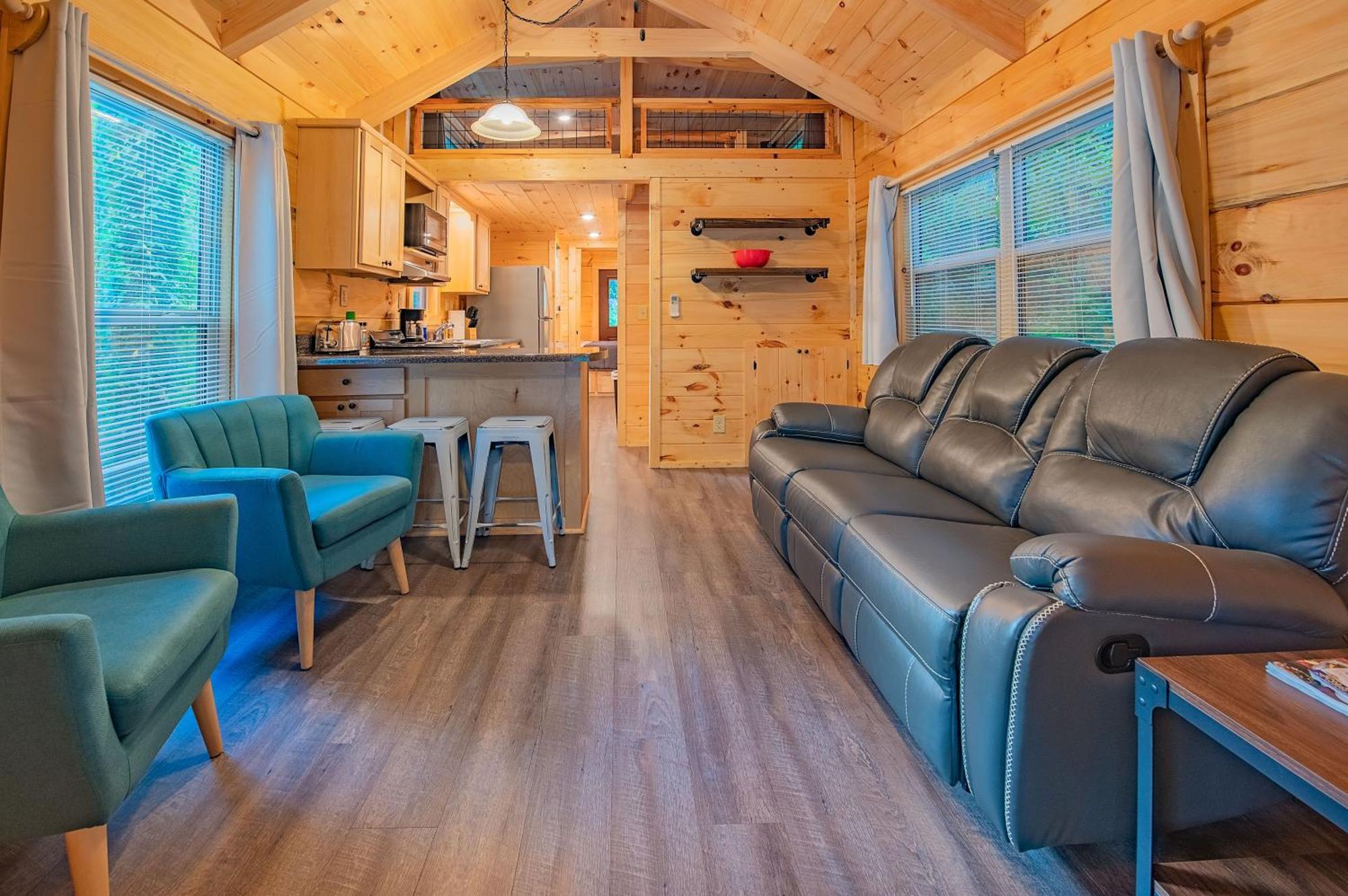 Tiny Cabin Village Private Hot Tub Lynda Cabin Chattanooga Bagian luar foto